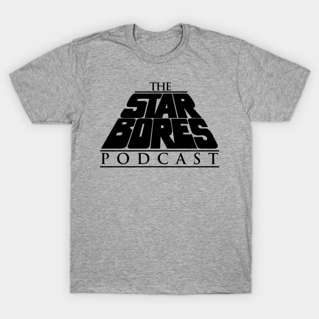 Star Bores Podcast Logo T-Shirt by Star Bores
